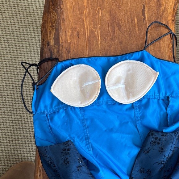 Elegant Blue evening wedding guest  Dress gown - Picture 9 of 9